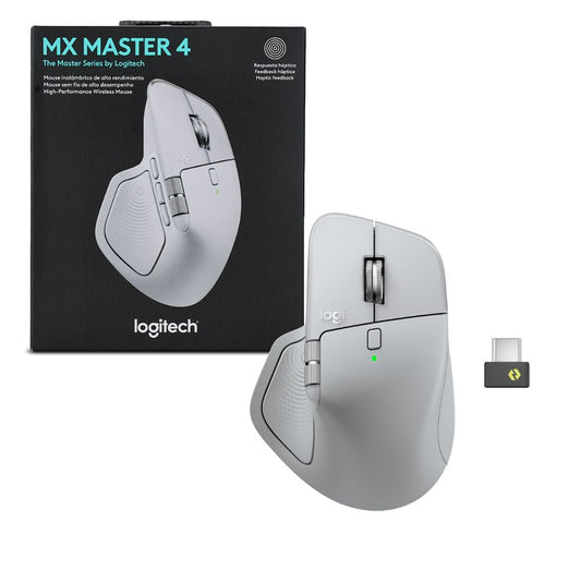Logitech MX Master 4 Advanced Wireless White Mouse