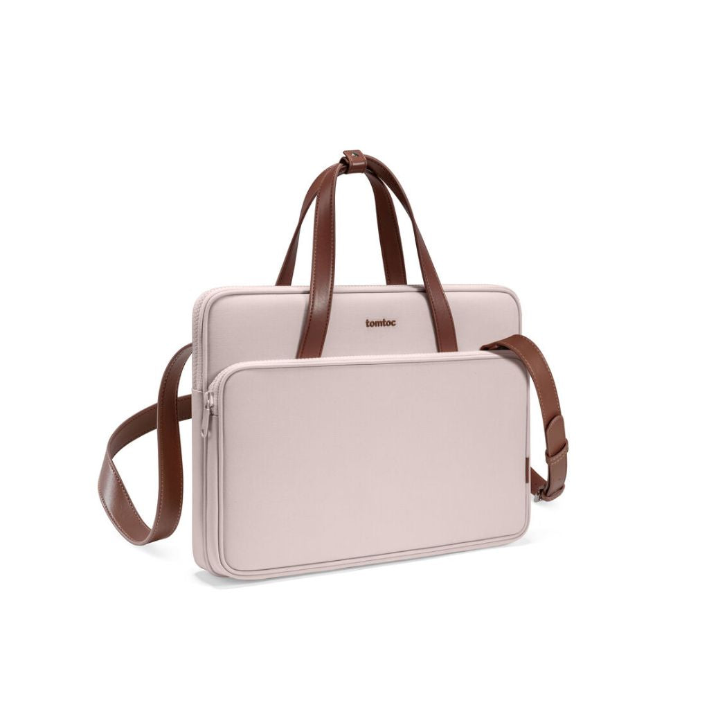 Tomtoc Versatile A12 Laptop Shoulder Bag 13.5 inch | Pink