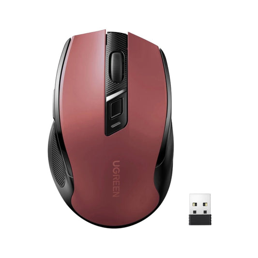 UGREEN MU006 USB Optical Wireless Mouse | Red