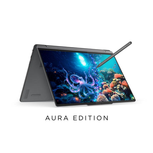 Lenovo Yoga 9 Aura Edition 14ILL10 | (13AX) Intel Core Ultra 7-258V | RAM 32GB | SSD 1TB | Intel Arc Graphics 140V | 14 Inch WQXGA+ OLED 120Hz Touch | Luna Grey