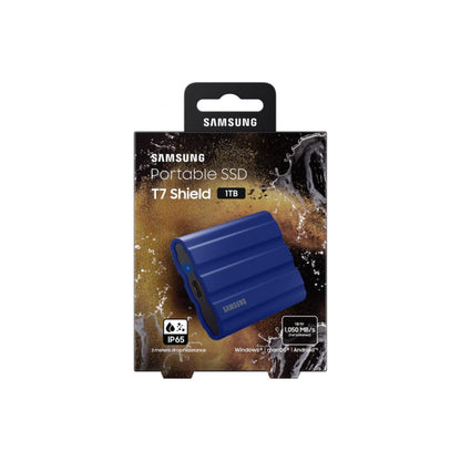 Samsung T7 Shield 1TB Portable External SSD | BLUE