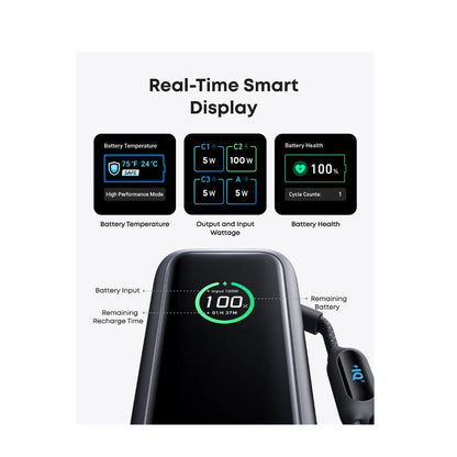 Anker Laptop Power Bank 25 | 000mAh | 165W | Black