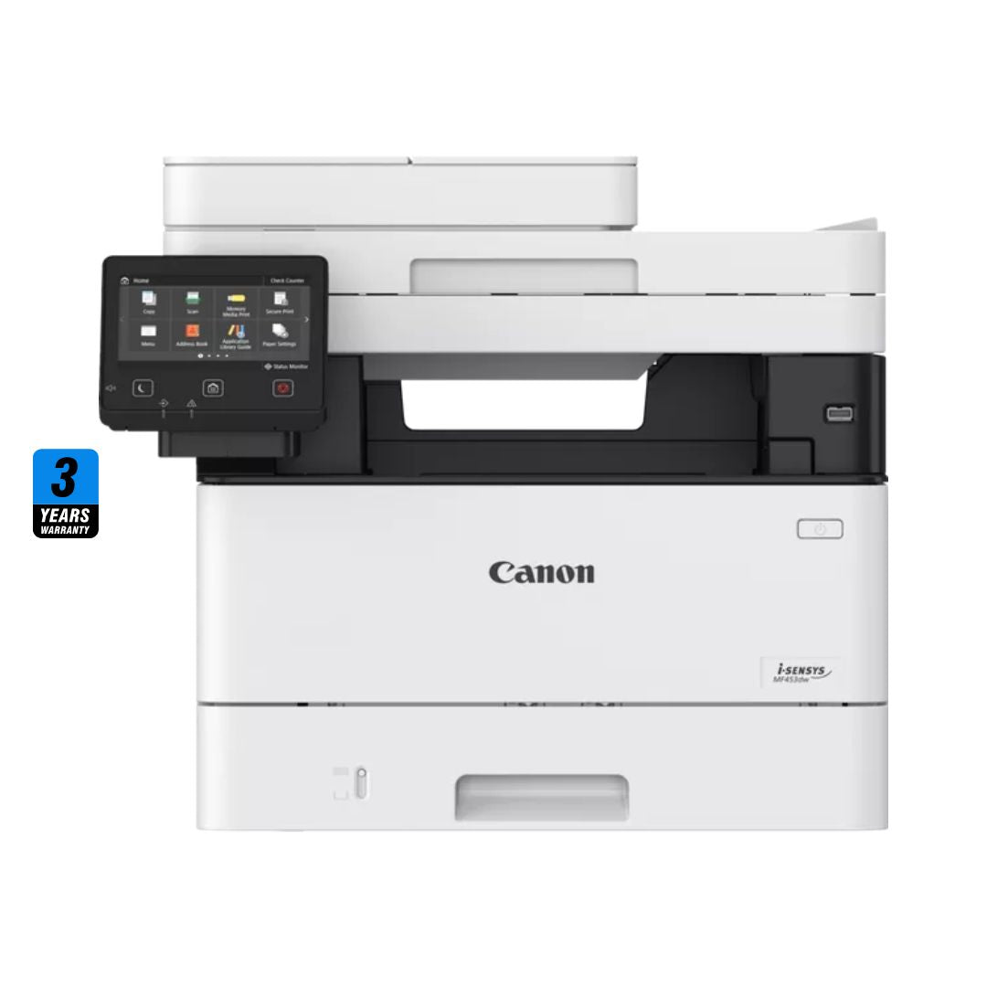 Canon i-SENSYS MF453DW Wi-Fi | All-in-1 Laser Printer Black & White | (Print | Copy | Scan)
