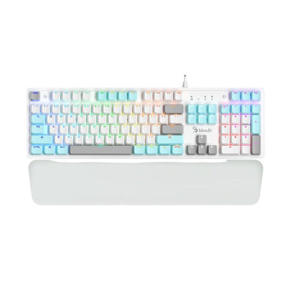 Bloody S525N Mechanical Gaming Keyboard | BLMS Hot-Swappable Switches | RGB Backlight | 1ms Response | Wrist Rest