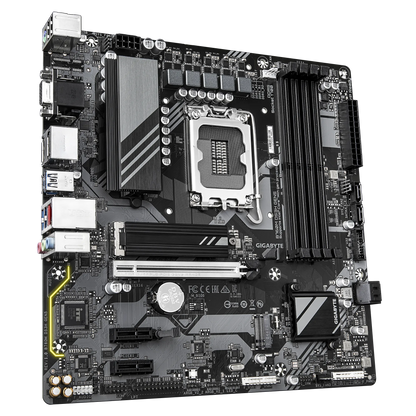 Gigabyte B760M-DS3H GEN5 mATX Motherboard | LGA 1700 for 12th-14th Gen Intel | DDR5 | PCIe 5.0 x16 | Dual M.2 | USB-C | 2.5Gb LAN | Q-FLASH Plus