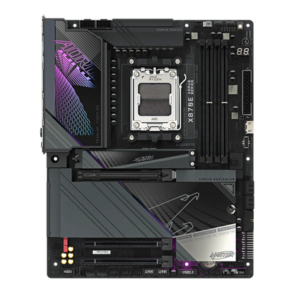 GIGABYTE X870E AORUS MASTER | AM5 | DDR5 OC 8600MT/s | PCIe 5.0 | USB4 | Wi-Fi 7 | 5GbE LAN | M.2 Thermal Guard XL