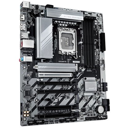 GIGABYTE B860 DS3H Motherboard | LGA1700 | DDR5 | PCIe 5.0 | 8+1+2 Hybrid VRM | 2× M.2 | 2.5GbE LAN | RGB Fusion | Smart Fan 6 | ATX
