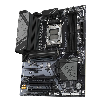 GIGABYTE B650 EAGLE AX Motherboard | AM5 | DDR5 | PCIe 5.0 | Wi-Fi 6E | 12+2+2 VRM | 3× M.2 | USB 3.2 Gen2 | Smart Fan 6 | Q-Flash Plus | ATX