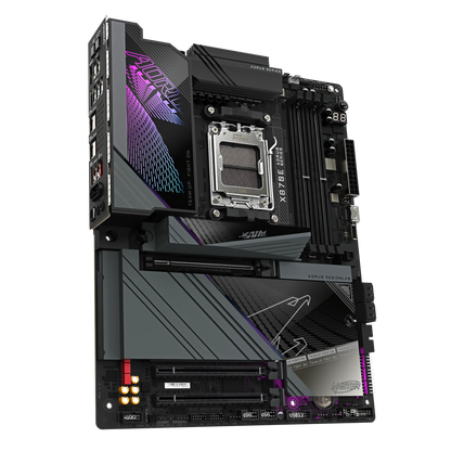 GIGABYTE X870E AORUS MASTER | AM5 | DDR5 OC 8600MT/s | PCIe 5.0 | USB4 | Wi-Fi 7 | 5GbE LAN | M.2 Thermal Guard XL