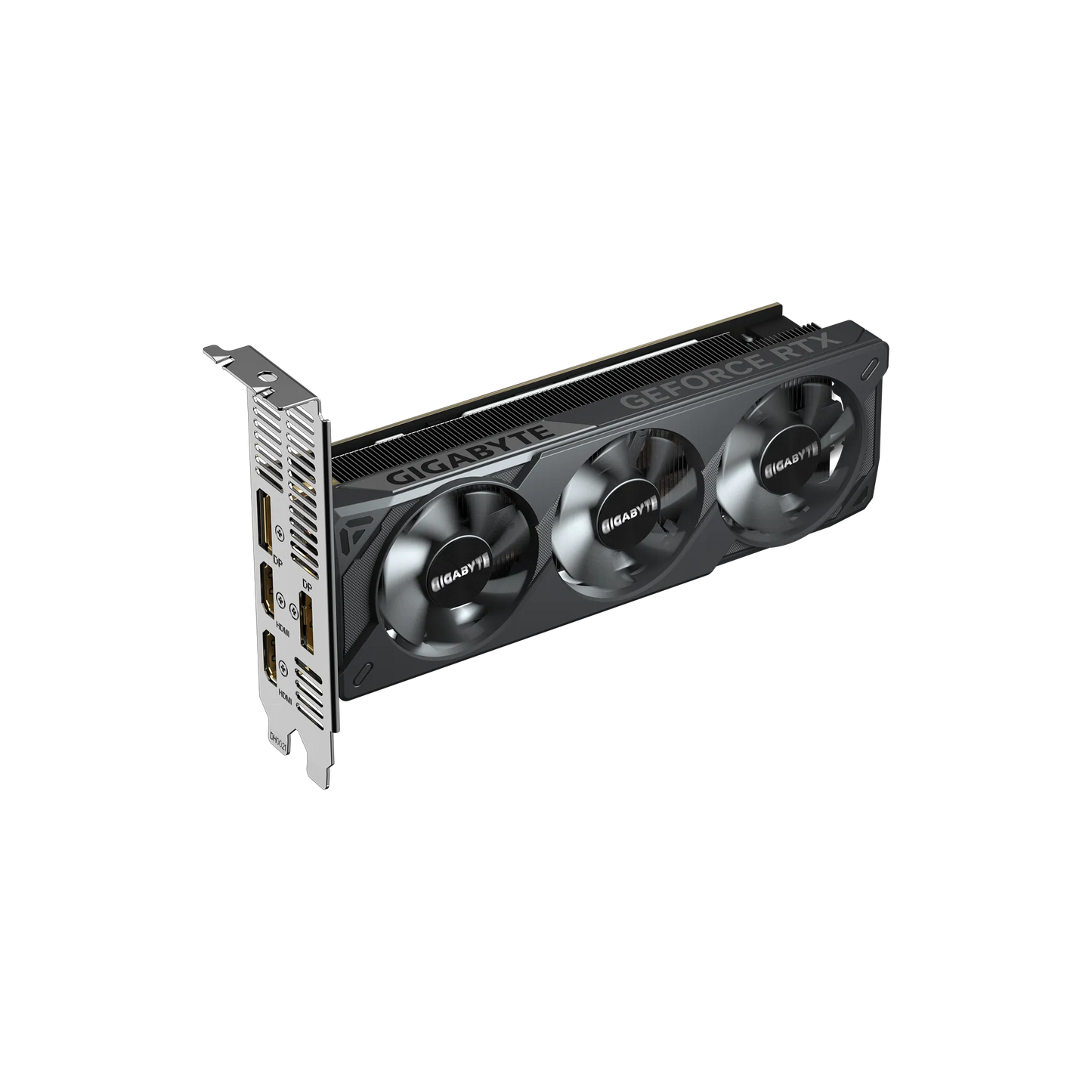 GIGABYTE GeForce RTX 5050 OC Low Profile 8GB | 8 GB GDDR6 | 128‑bit | PCIe 5.0 | 182 mm SFF | 2×DP + 2×HDMI | DLSS 4 | Blackwell Architecture