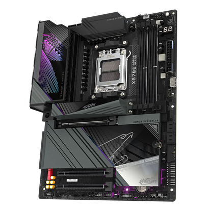 GIGABYTE X870E AORUS MASTER | AM5 | DDR5 OC 8600MT/s | PCIe 5.0 | USB4 | Wi-Fi 7 | 5GbE LAN | M.2 Thermal Guard XL