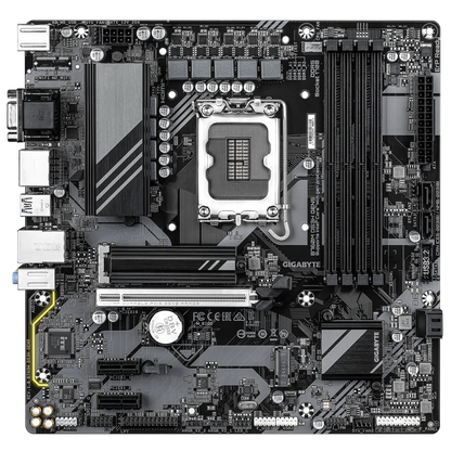 Gigabyte B760M-DS3H GEN5 mATX Motherboard | LGA 1700 for 12th-14th Gen Intel | DDR5 | PCIe 5.0 x16 | Dual M.2 | USB-C | 2.5Gb LAN | Q-FLASH Plus