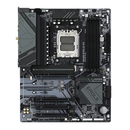 GIGABYTE B650 EAGLE AX Motherboard | AM5 | DDR5 | PCIe 5.0 | Wi-Fi 6E | 12+2+2 VRM | 3× M.2 | USB 3.2 Gen2 | Smart Fan 6 | Q-Flash Plus | ATX