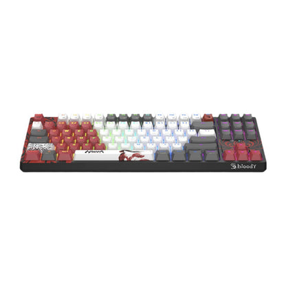 Bloody Keyboard WS87 Naraka mechanical black/red USB for gamer LED
