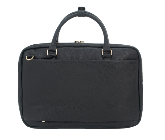 UNION 15.6" PU Leather Laptop Bag | Sleek Business Carry Case with Multi-Pockets