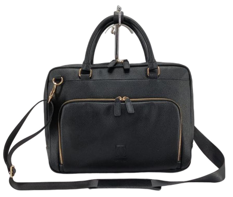UNION 15.6" PU Leather Laptop Bag | Sleek Business Carry Case with Multi-Pockets