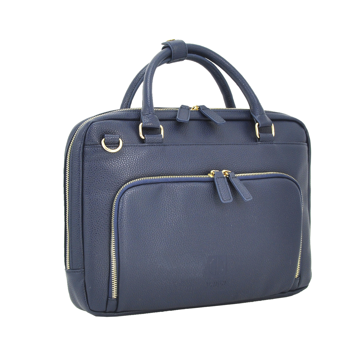UNION 15.6" PU Leather Laptop Bag | Sleek Business Carry Case with Multi-Pockets