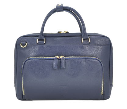 UNION 15.6" PU Leather Laptop Bag | Sleek Business Carry Case with Multi-Pockets
