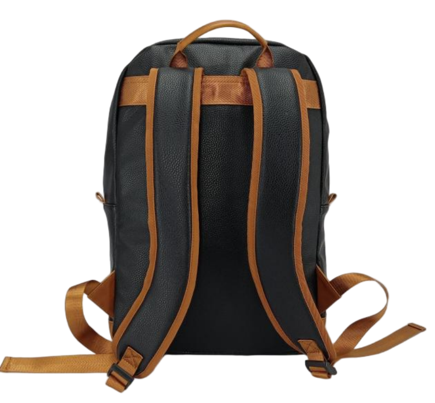 UNION 15.6″ PU Leather Laptop Backpack | Stylish & Water-Resistant with Padded Compartments