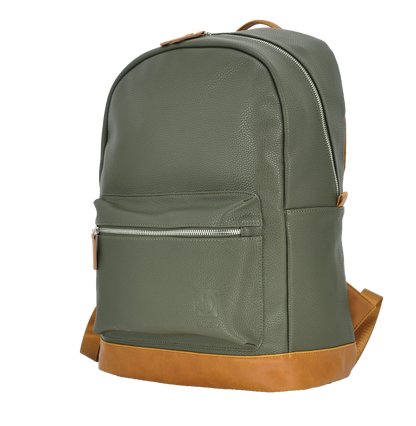 UNION 15.6″ PU Leather Laptop Backpack | Stylish & Water-Resistant with Padded Compartments