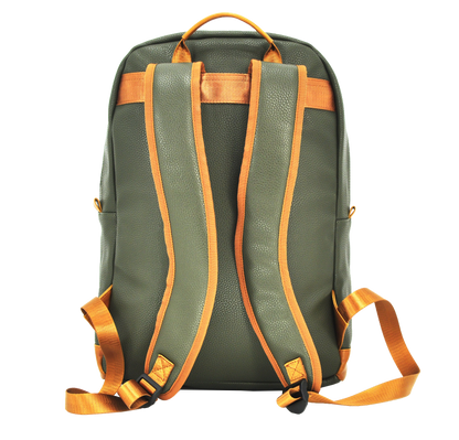 UNION 15.6″ PU Leather Laptop Backpack | Stylish & Water-Resistant with Padded Compartments