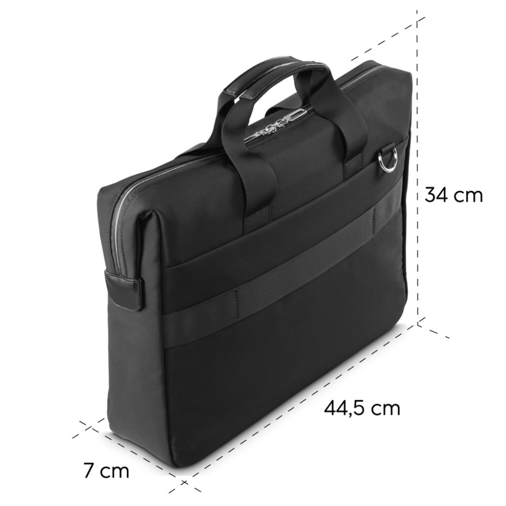 Hama Ultimate Laptop Bag | Fits 15.6 | 16.2" Laptops | Black | Water-Repellent | Padded | Multi-Compartment