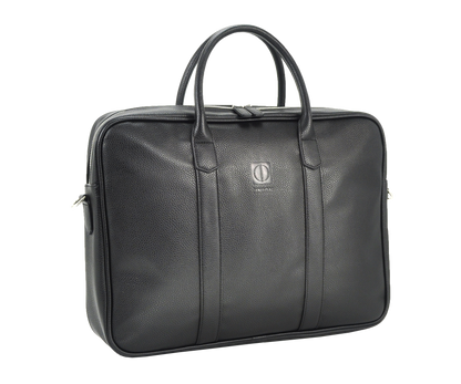 UNION 17.3" PU Leather Laptop Bag | Extra-Large Business Briefcase with Multi-Compartment Design