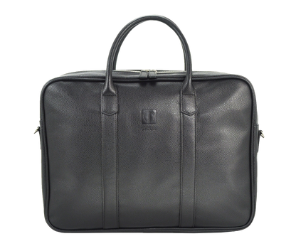 UNION 17.3" PU Leather Laptop Bag | Extra-Large Business Briefcase with Multi-Compartment Design
