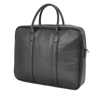 UNION 17.3" PU Leather Laptop Bag | Extra-Large Business Briefcase with Multi-Compartment Design
