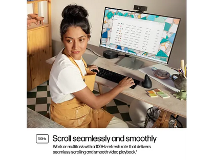 HP Series 5 24″ (23.8″) FHD Height-Adjust IPS Monitor – 100 Hz, 99 % sRGB, 300 cd/m², Eyesafe Certified