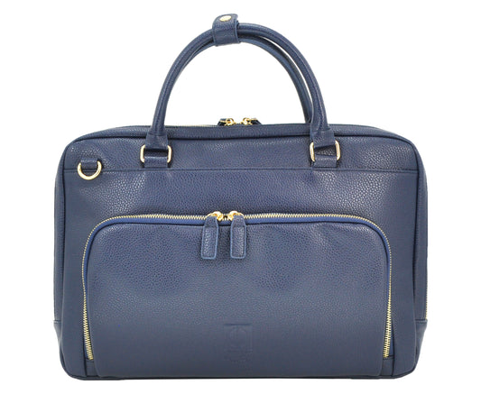 UNION 13.5" PU Leather Laptop Bag | Slim & Lightweight Briefcase for Ultrabooks