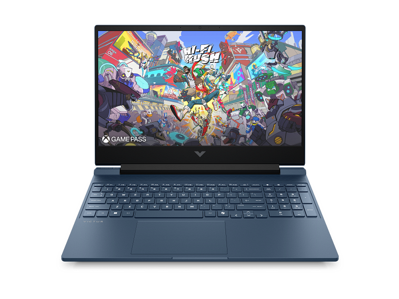 HP Victus 15-fa2087ne 15.6" 144Hz Laptop - Core 7-240H - 16GB RAM - 512GB SSD - RTX 5050 8GB - WIN 11 Pro K (Performance blue)