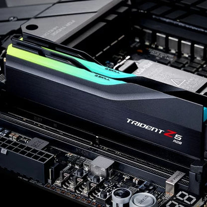 G.SKILL Trident Z5 RGB DDR5 64GB (2x32GB) 6000MHz CL36 | XMP & EXPO | Black