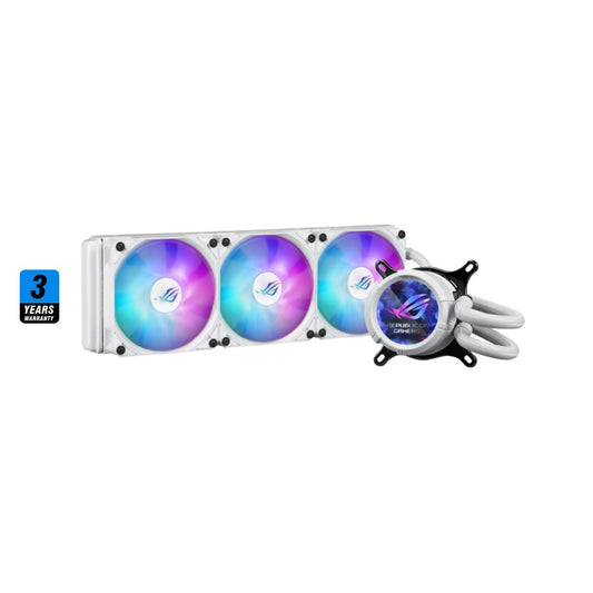 ASUS ROG Strix LC III 360 ARGB White | LCD