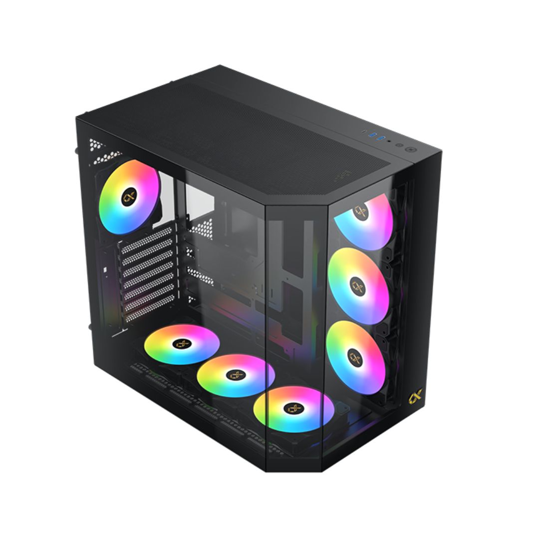 Xigmatek CUBI II Glass | Mid Tower Case | Black