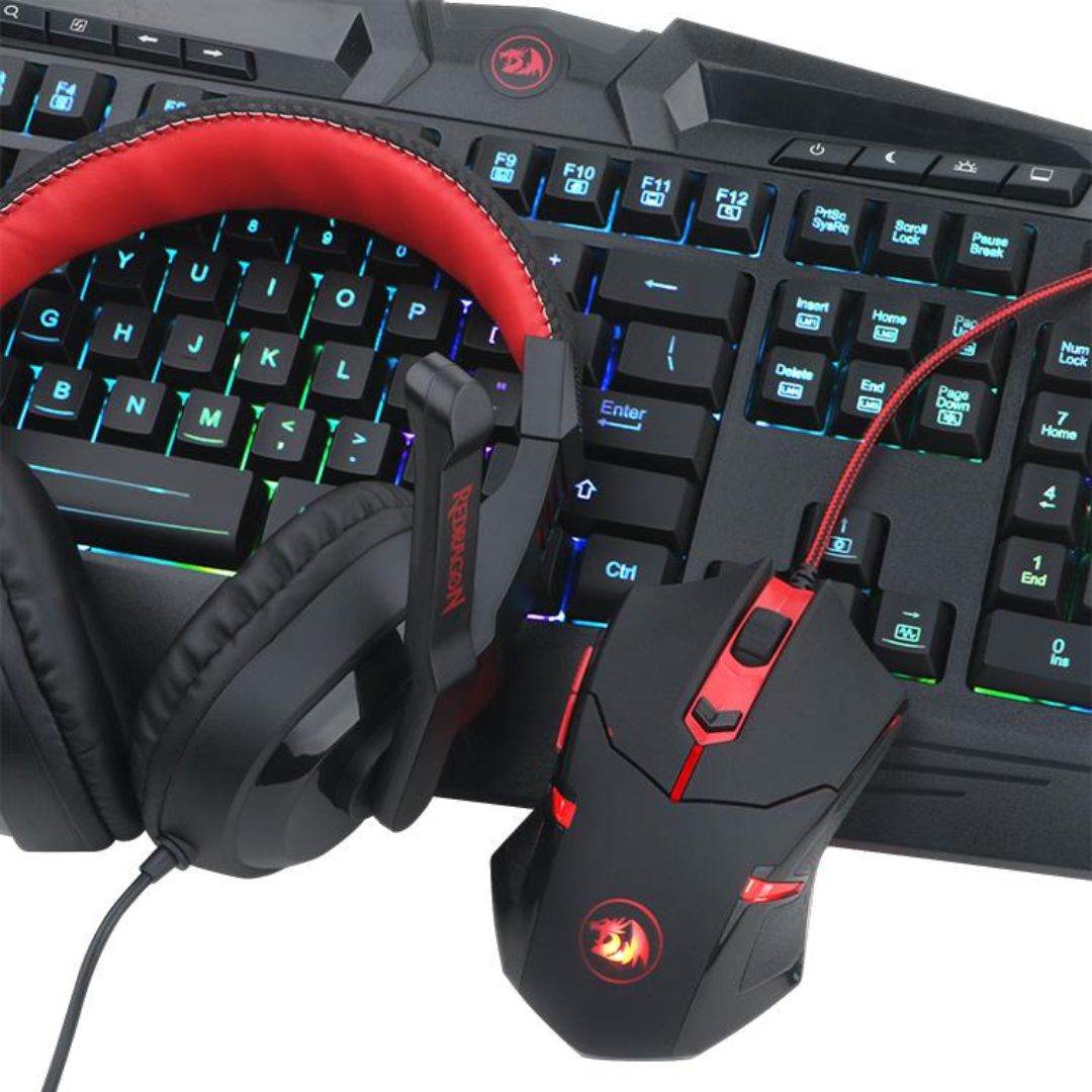 Redragon S101-BA 4-IN-1 Full Gaming Combo | Black