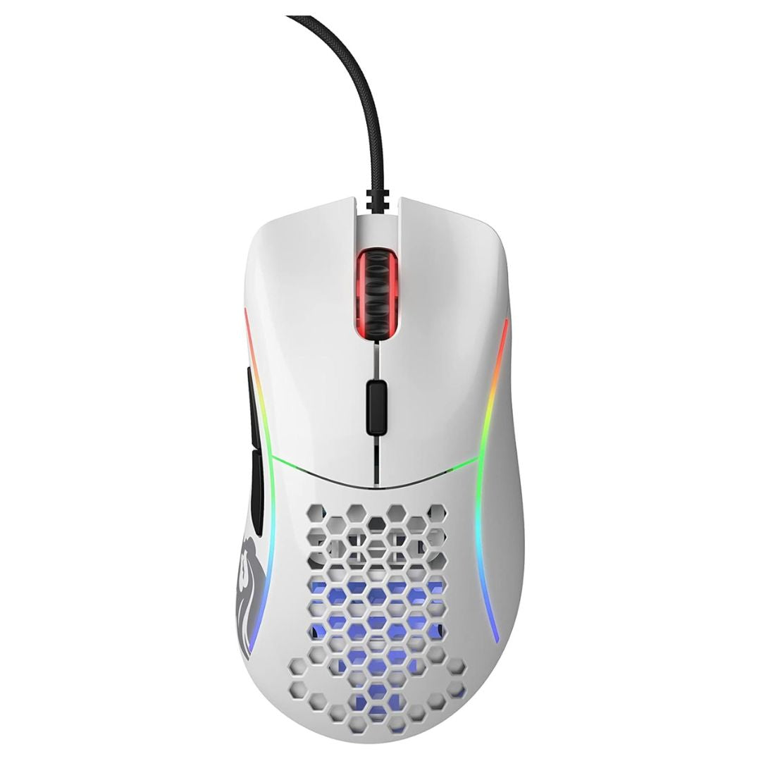 Glorious Gaming Model D Minus Wired Gaming Mouse | Glossy White