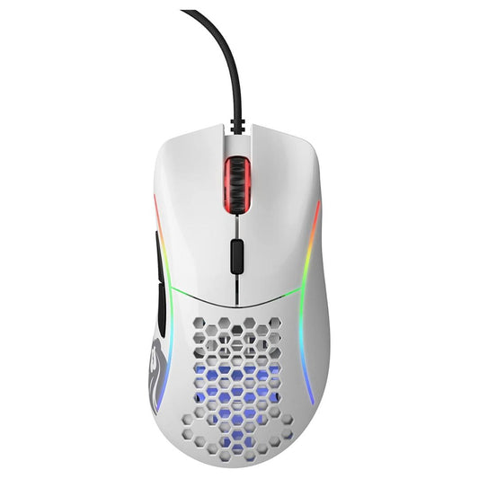 Glorious Gaming Model D Minus Wired Gaming Mouse | Glossy White