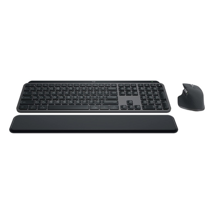 Logitech MX Keys S Combo | Performance Wireless Keyboard & Mouse with Palm Rest