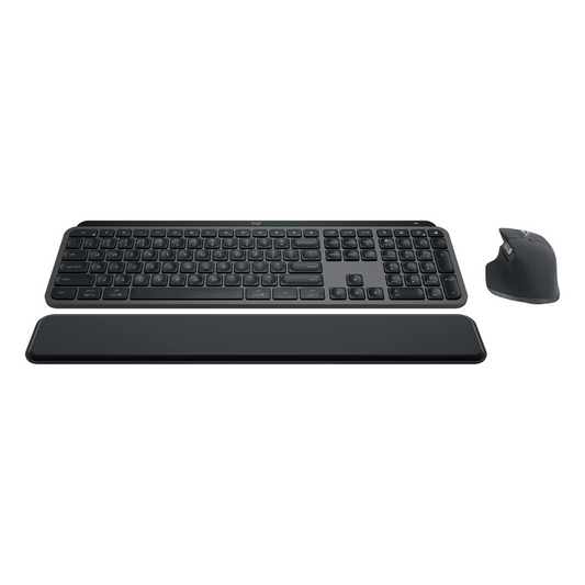 Logitech MX Keys S Combo | Performance Wireless Keyboard & Mouse with Palm Rest