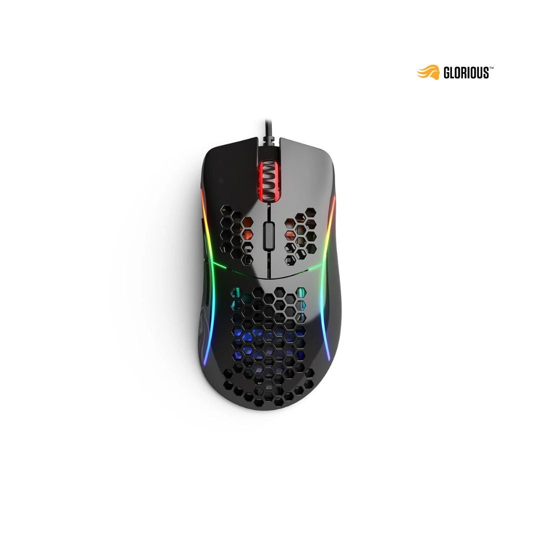 Glorious Gaming Model D Minus Wired Gaming Mouse | Glossy Black