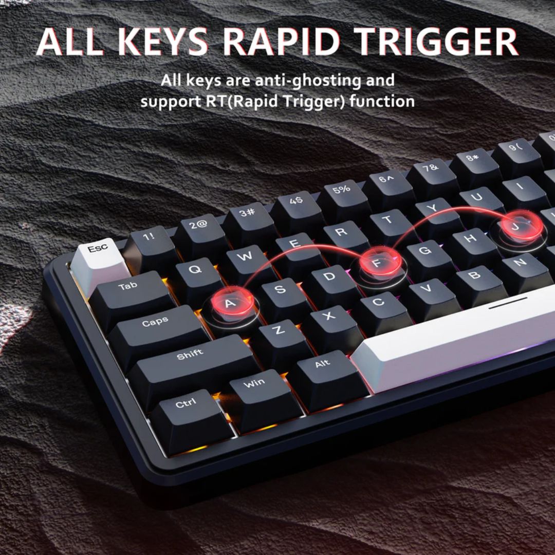 ATTACK SHARK X65 Magnetic Mechanical Keyboard | Business Black