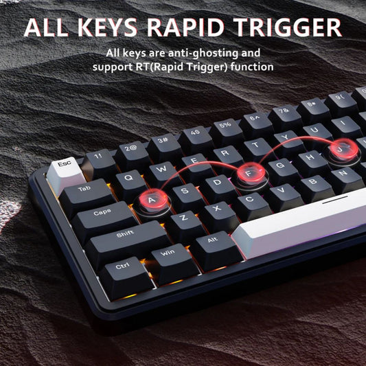 ATTACK SHARK X65 Magnetic Mechanical Keyboard | Business Black