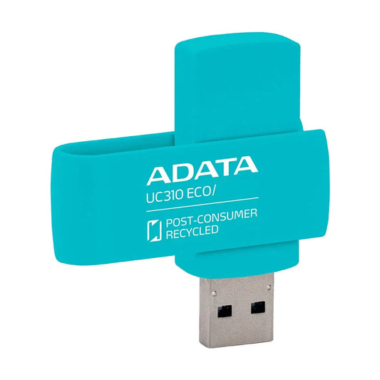 ADATA UC310 Eco USB 3.2 Gen1 Flash Drive 35% Recycled Plastic Eco-Friendly - 256GB