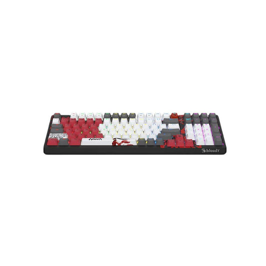 Bloody WS98 Naraka RGB Mechanical Gaming Keyboard | BLMS Red Plus | Hot-Swappable | 98-Key | RGB Backlit | 1ms Response