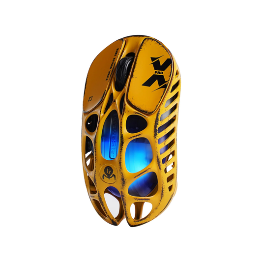 GravaStar Mercury X Pro Gaming Mouse | Battle Worn-Yellow