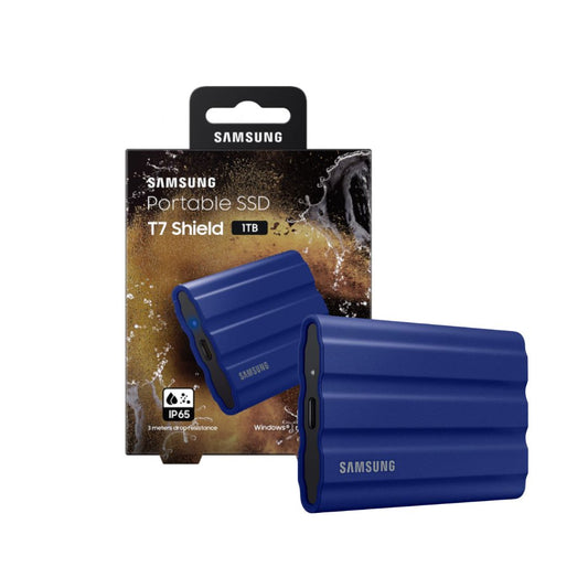 Samsung T7 Shield 1TB Portable External SSD | BLUE