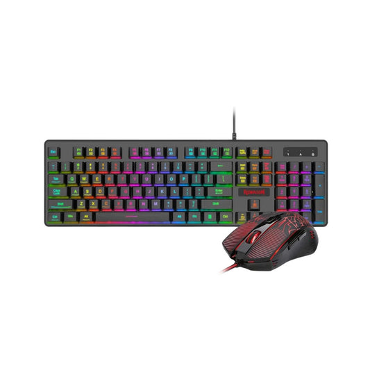 Redragon S107-BA Gaming Keyboard & Mice Combo Wired | Black