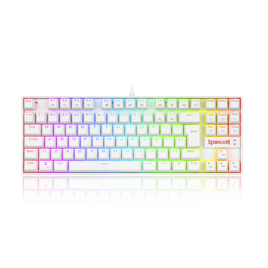 Redragon K552W-RGB | Kumara | 80% Mechanical | Wired TKL | Blue Switches | Gaming Keyboard