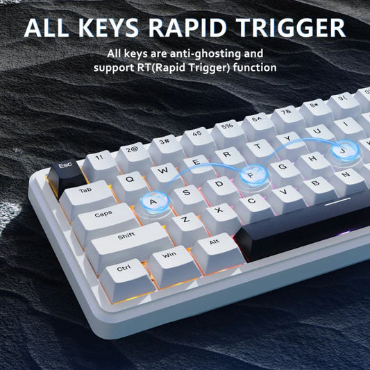 ATTACK SHARK X65 Magnetic Mechanical Keyboard | White